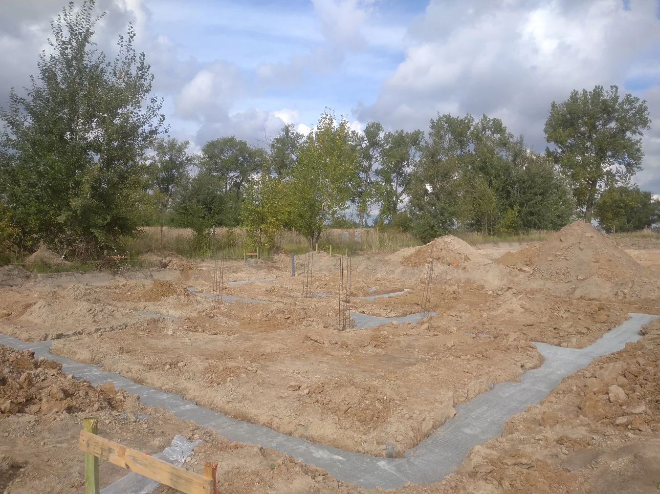 Wykonanie ław fundamentowych