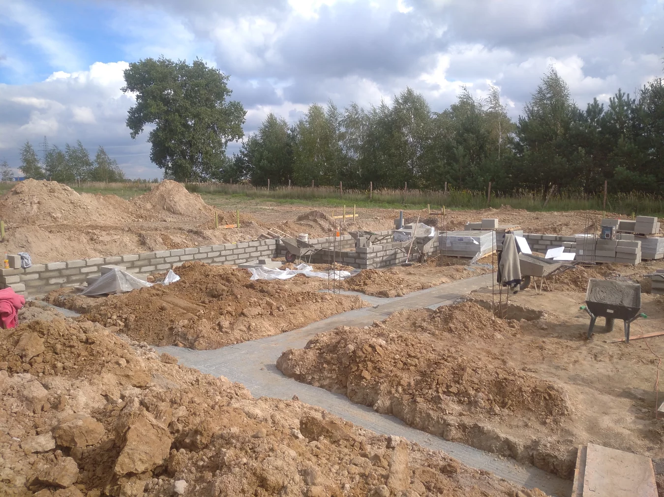 Murowanie ścian fundamentowych